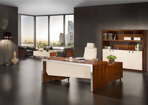 L-Shape Executive Ceo Office Desk 0955