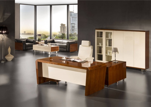 Custermized Cosy Modern Executive Office Table 0956
