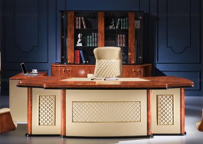 68028 New design Luxury Wood Italian style President Executive Office Desk