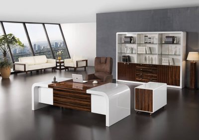 0995 Senior Customized Solid Wood Executive Office Desk