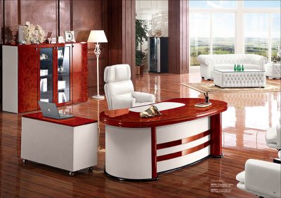 6836 Customized Walnut Modern Boss Office Table