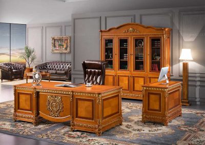 0836 royal noble office furniture Ash Wood Executive desk